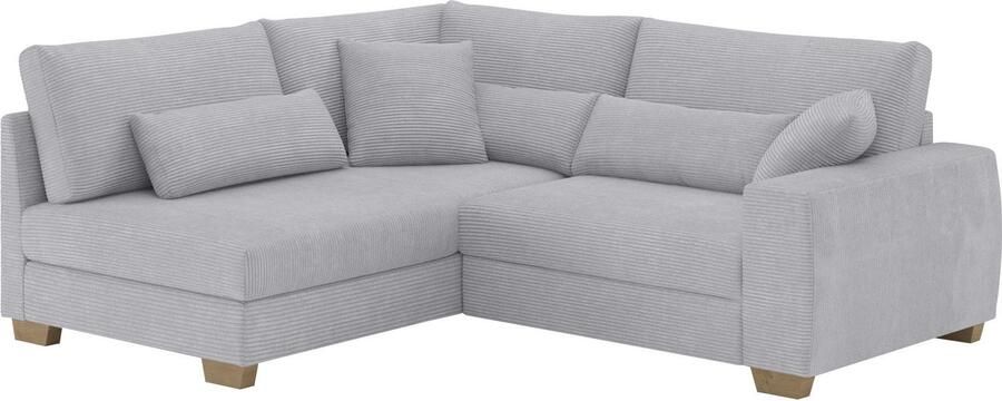Mr. Couch Hoekbank Hilla L-vorm Met pocketvering optioneel met slaapfunctie en pocketvering