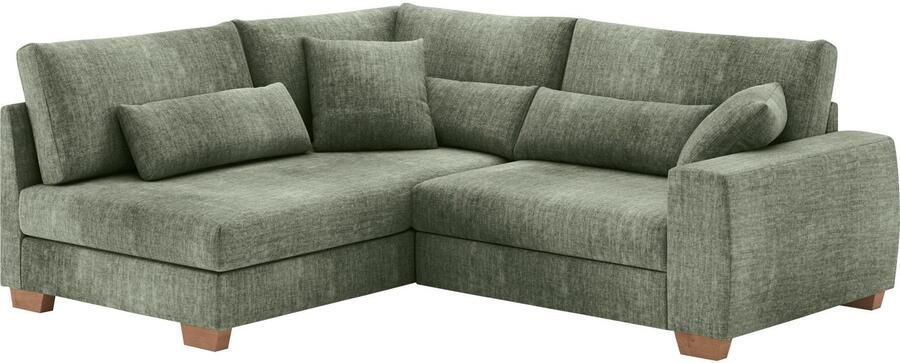 Mr. Couch Hoekbank Hilla L-vorm Met pocketvering optioneel met slaapfunctie en pocketvering