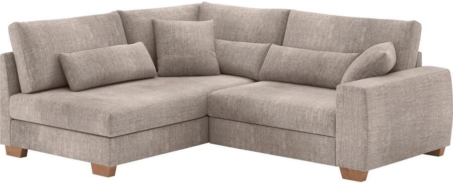 Mr. Couch Hoekbank Hilla L-vorm Met pocketvering optioneel met slaapfunctie en pocketvering