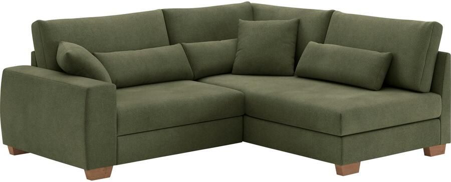Mr. Couch Hoekbank Hilla L-vorm Met pocketvering optioneel met slaapfunctie en pocketvering