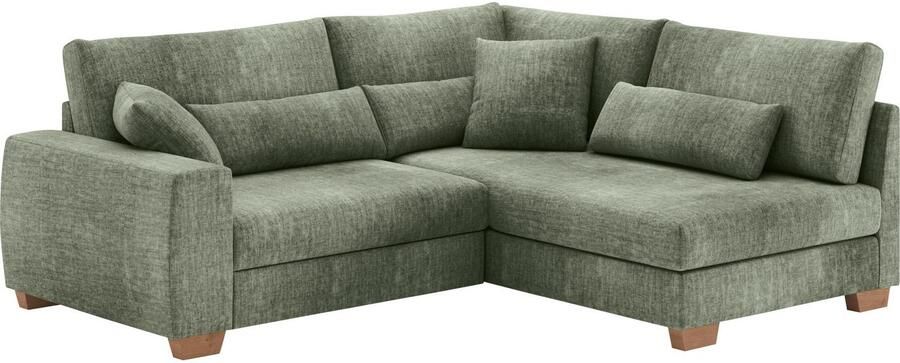 Mr. Couch Hoekbank Hilla L-vorm Met pocketvering optioneel met slaapfunctie en pocketvering