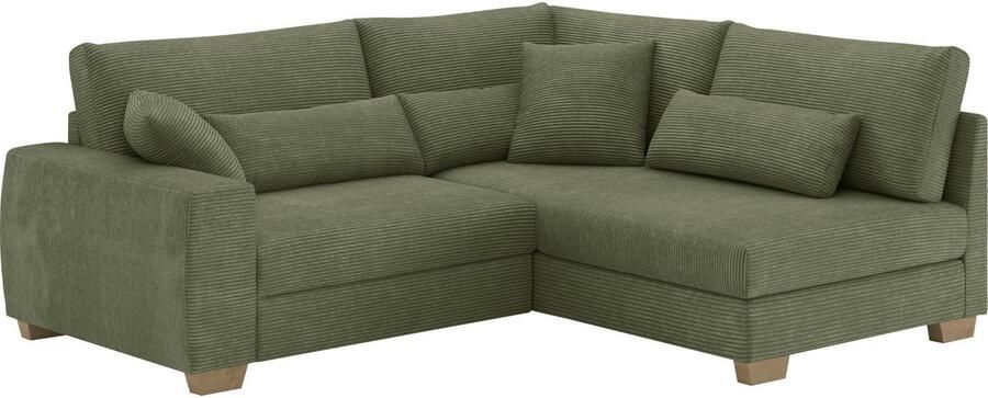 Mr. Couch Hoekbank Hilla L-vorm Met pocketvering optioneel met slaapfunctie en pocketvering