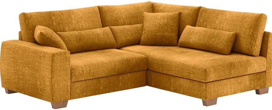 Mr. Couch Hoekbank Hilla L-vorm Met pocketvering optioneel met slaapfunctie en pocketvering