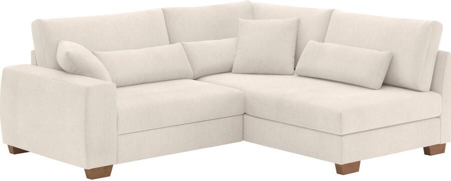 Mr. Couch Hoekbank Hilla L-vorm Met pocketvering optioneel met slaapfunctie en pocketvering