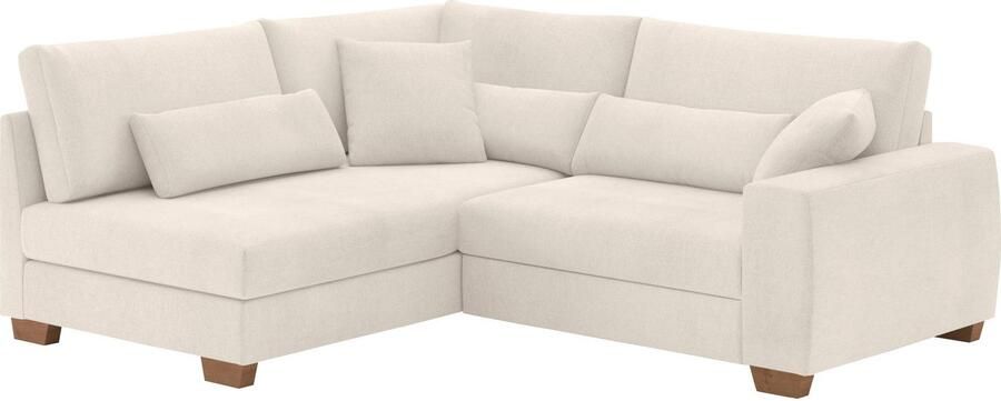 Mr. Couch Hoekbank Hilla L-vorm Met pocketvering optioneel met slaapfunctie en pocketvering