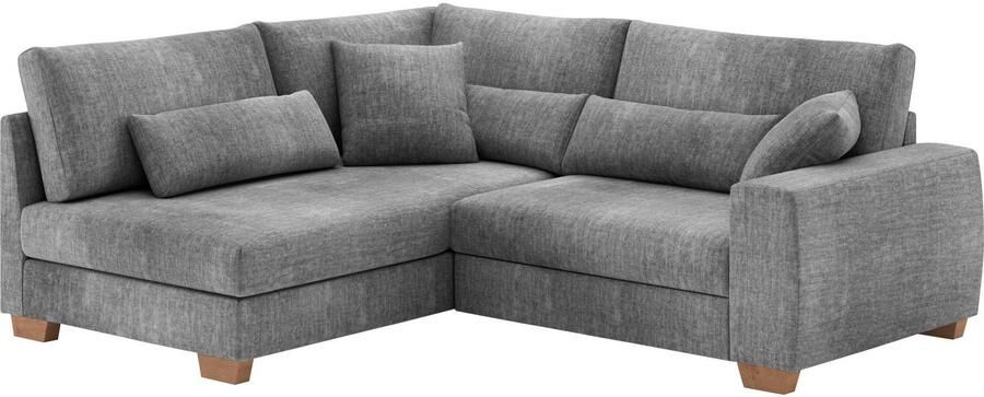 Mr. Couch Hoekbank Hilla L-vorm Met pocketvering optioneel met slaapfunctie en pocketvering