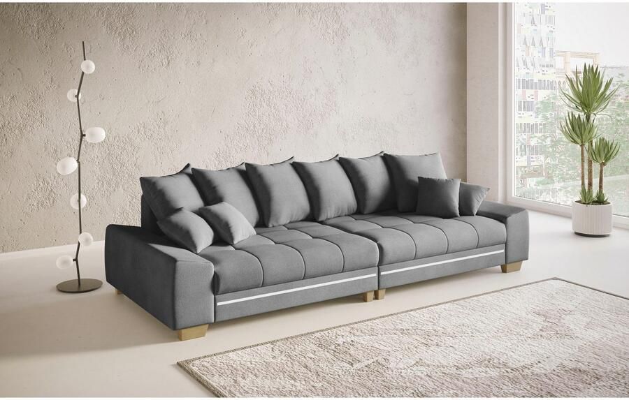 Mr. Couch Megabank Nikita II met rgb-led verlichting optioneel met koudschuim