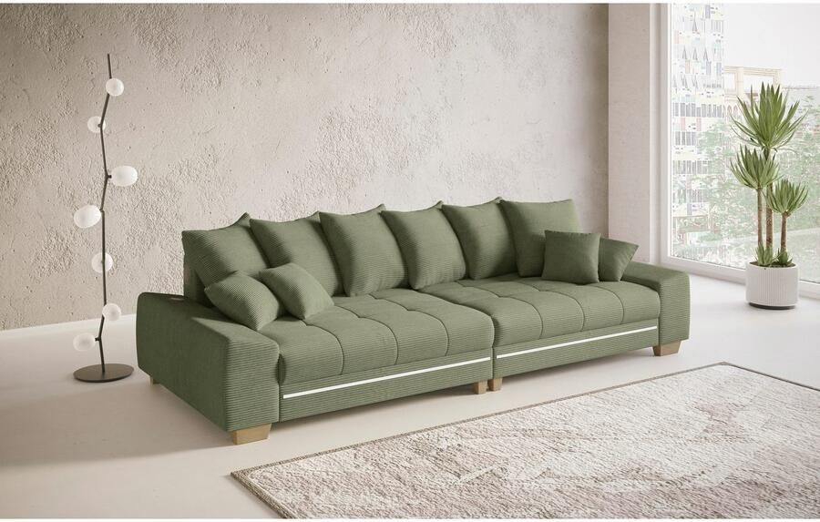 Mr. Couch Megabank Nikita II RGB-LED Bluetooth-geluidssysteem optioneel met koudschuim