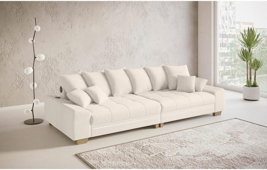 Mr. Couch Megabank Nikita II RGB-LED Bluetooth-geluidssysteem optioneel met koudschuim