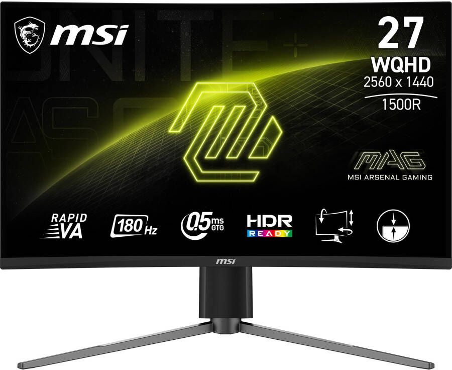 MSI Curved-gaming-monitor MAG 27CQ6PF 69 cm 27" WQHD