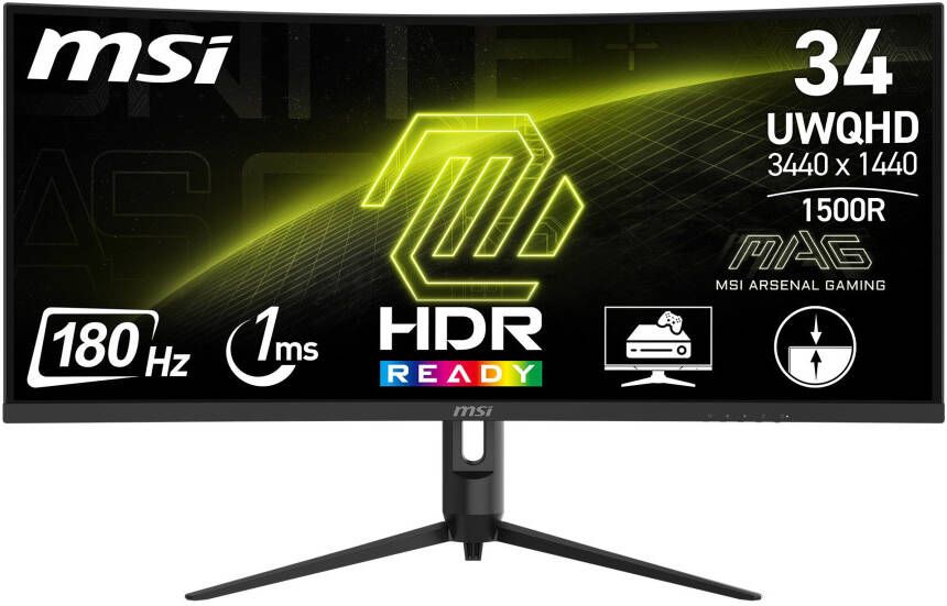 MSI Curved-gaming-monitor MAG 342CQR E2 86 cm 34" UWQHD