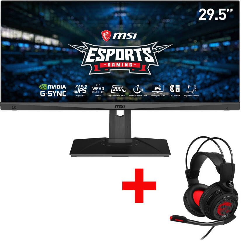 MSI Gaming-monitor Optix MAG301RF 75 cm 29 5" WFHD