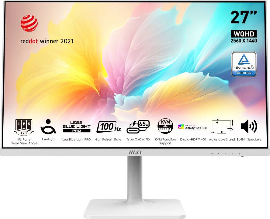 MSI Ledscherm Modern MD272QXPW 69 cm 27" WQHD