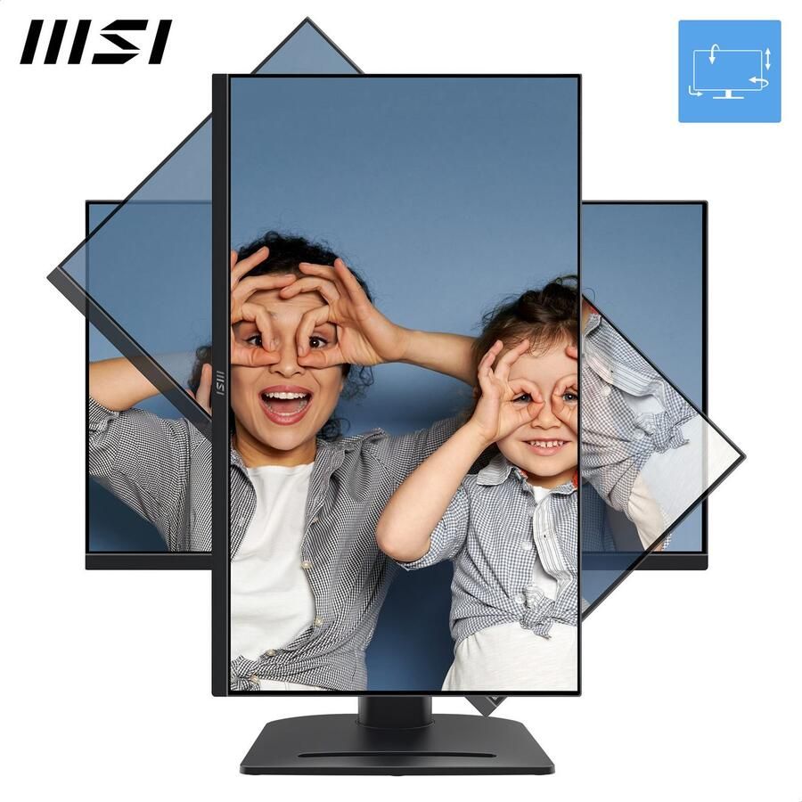 MSI Ledscherm PRO MP275PG 69 cm 27" Full HD kantel- draai- hoogteverstelbaar pivot
