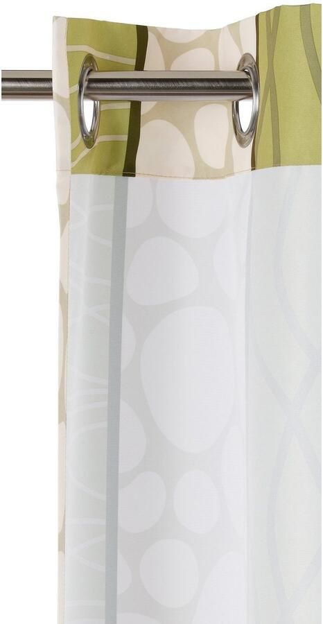 My home Gordijn Gosen Gordijn set van 2 kant-en-klaargordijn verticale strepen (2 stuks)