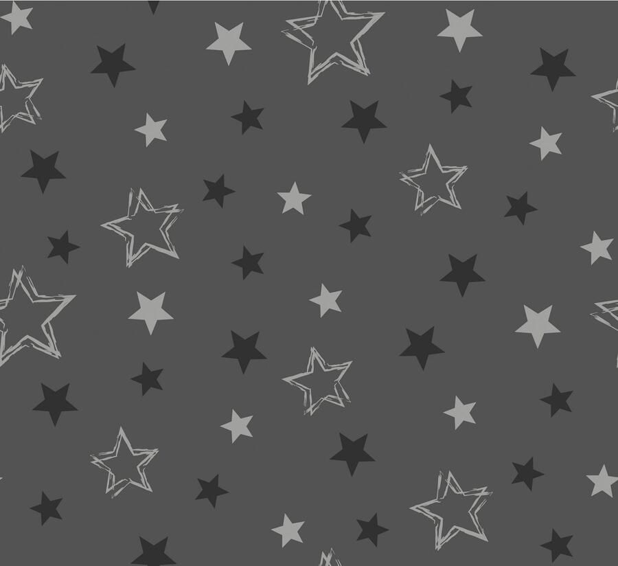 My home Gordijn STARRY gedessineerd ondoorzichtig verschillende maten (1 stuk)