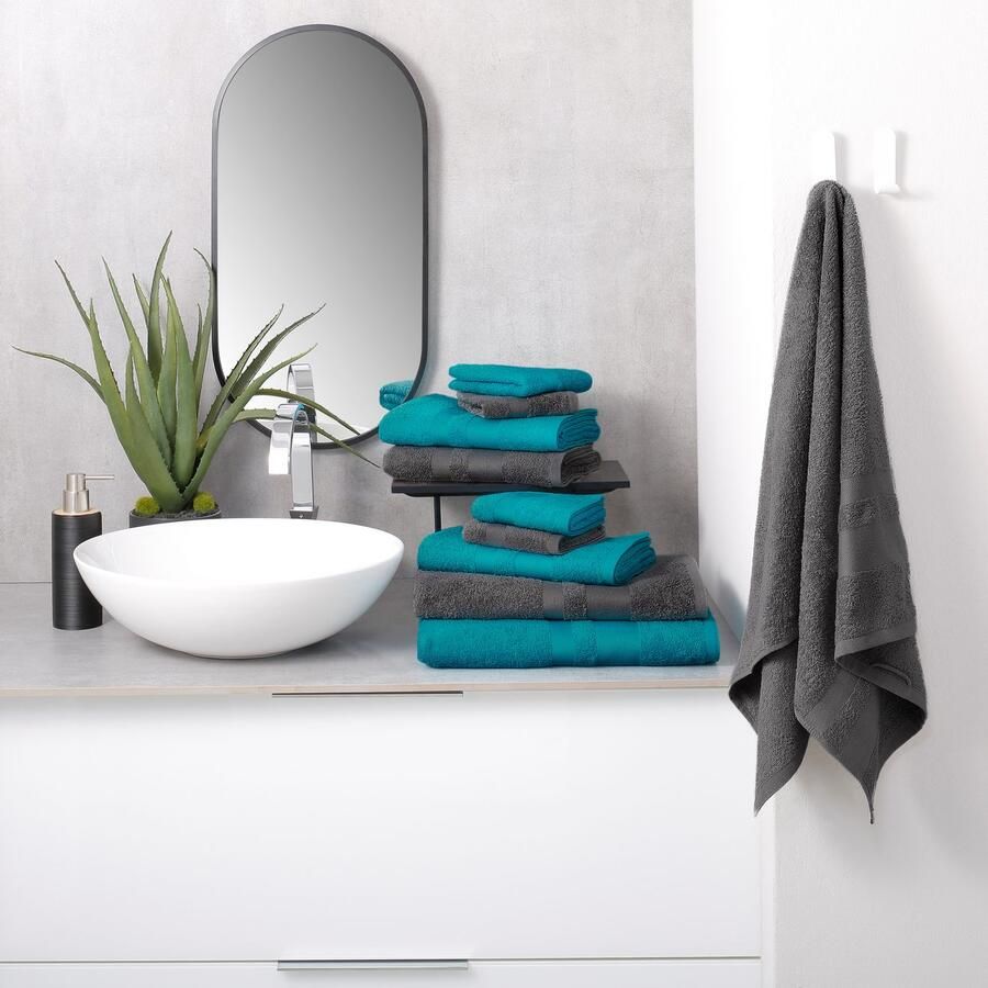 My home Handdoekenset Vanessa 10-delige handdoekenset in standaard en premium kwaliteit zacht (set 10-delig)