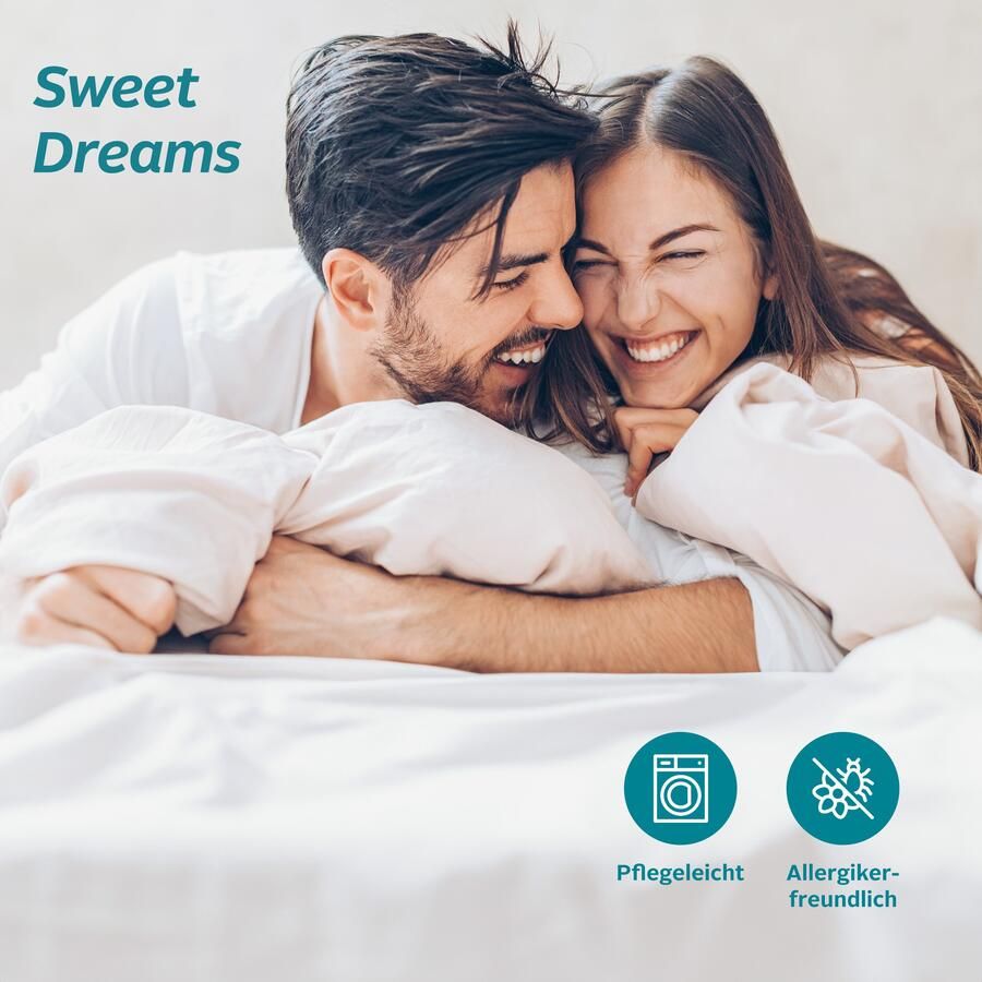 My home Tweezijdig te gebruiken overtrekset Stippen vanaf maat 135x200 cm van gerecycled materiaal beddengoed met stippen (2-delig)