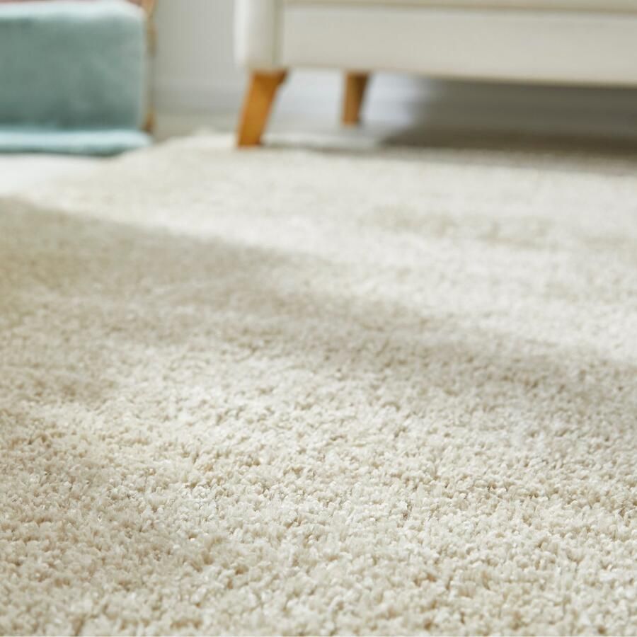 My home Hoogpolig vloerkleed CANBERRA Uni kleuren zacht & knuffelig woonkamer slaapkamer