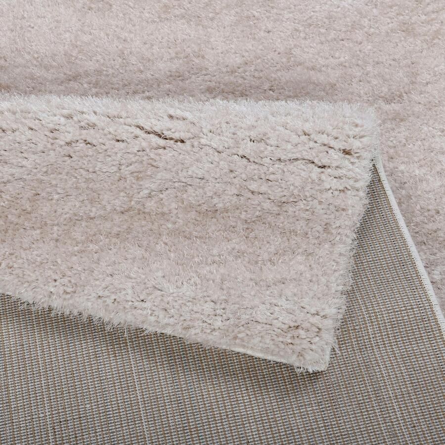 My home Hoogpolig vloerkleed Malin Shaggy in unikleuren uni licht glanzend bijzonder zacht