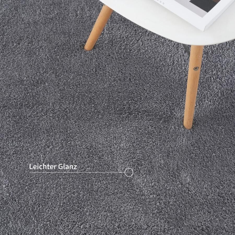 My home Hoogpolig vloerkleed Microvezeltapijt Magong bijzonder zacht zeer fijne pool uni tapijten woonkamer slaapkamer kinderkamer gang brug