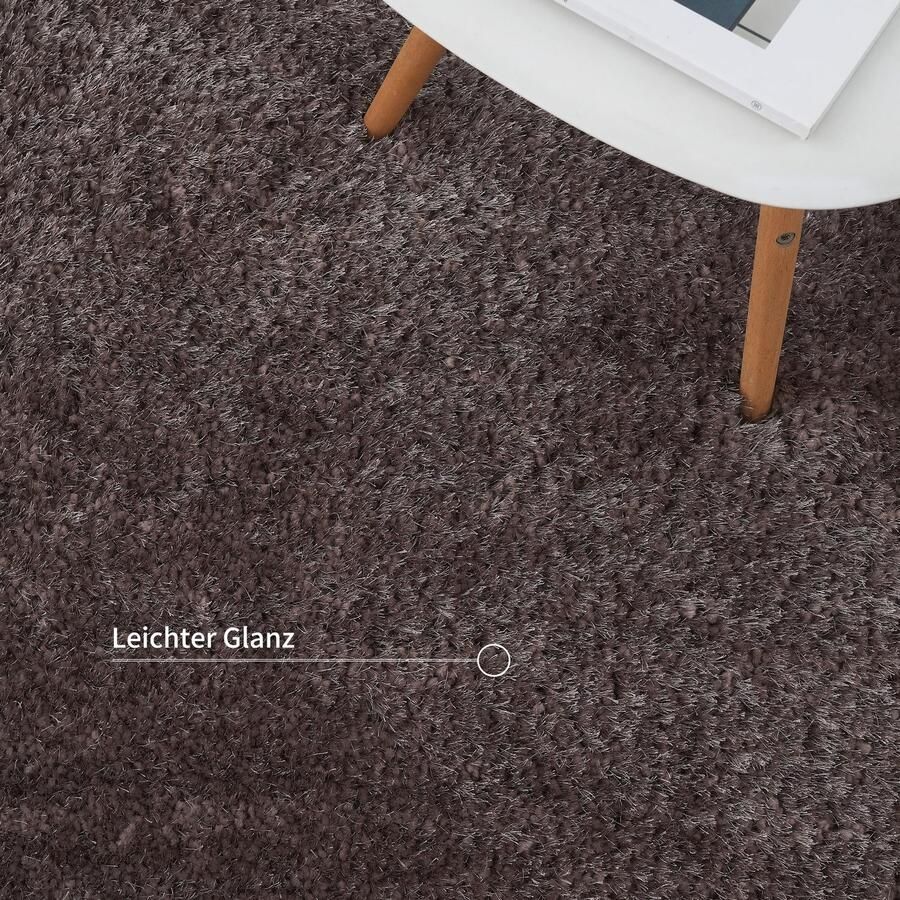 My home Hoogpolig vloerkleed Micro exclusieve tapijt zeer hoge pool zacht door microvezel