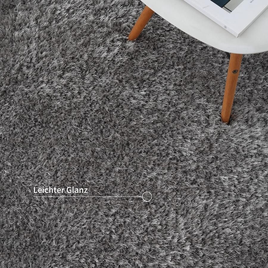 My home Hoogpolig vloerkleed Micro exclusieve tapijt zeer hoge pool zacht door microvezel