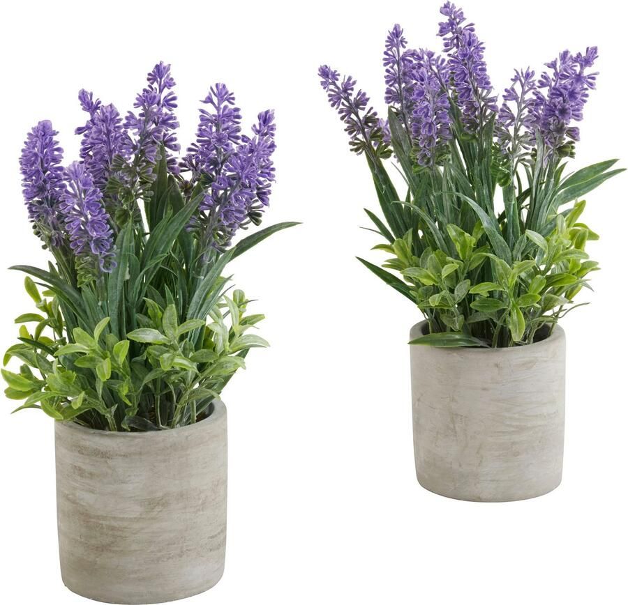 My home Kunstplant Effetamo in een pot(2 stuks)