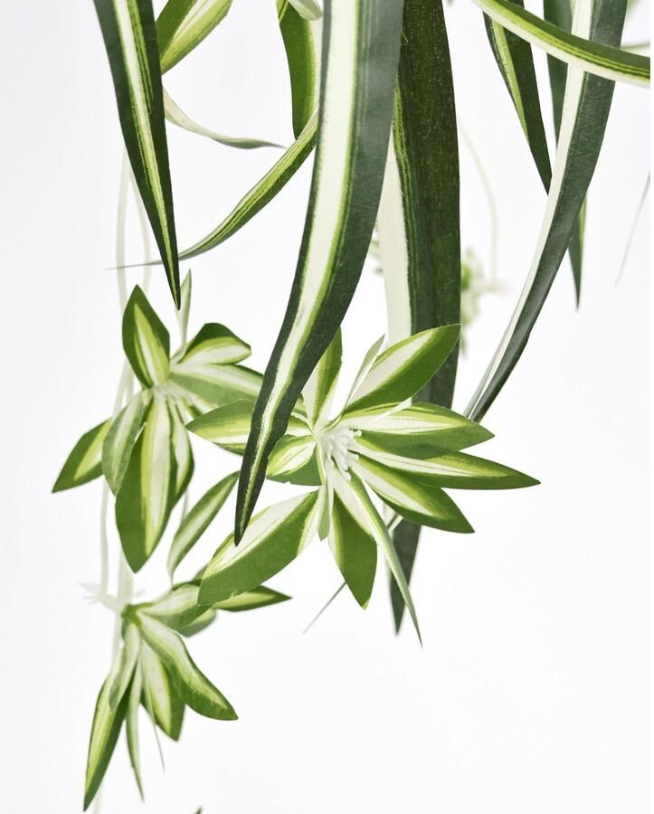 My home Kunstplant Groen lelie Met plantenhanger kunstmatige waterlelie (1 stuk)