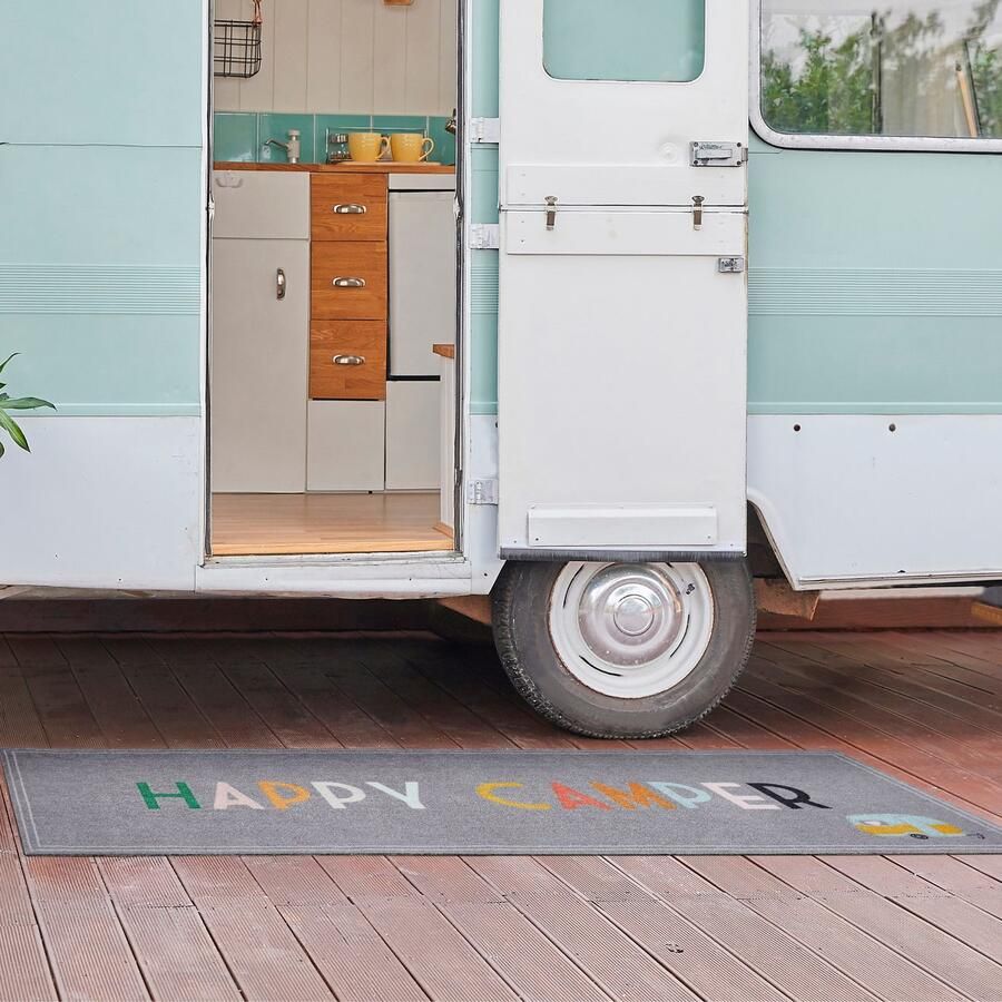 My home Loper Camping met opschrift ideaal voor campers & caravans in- en outdoor geschikt