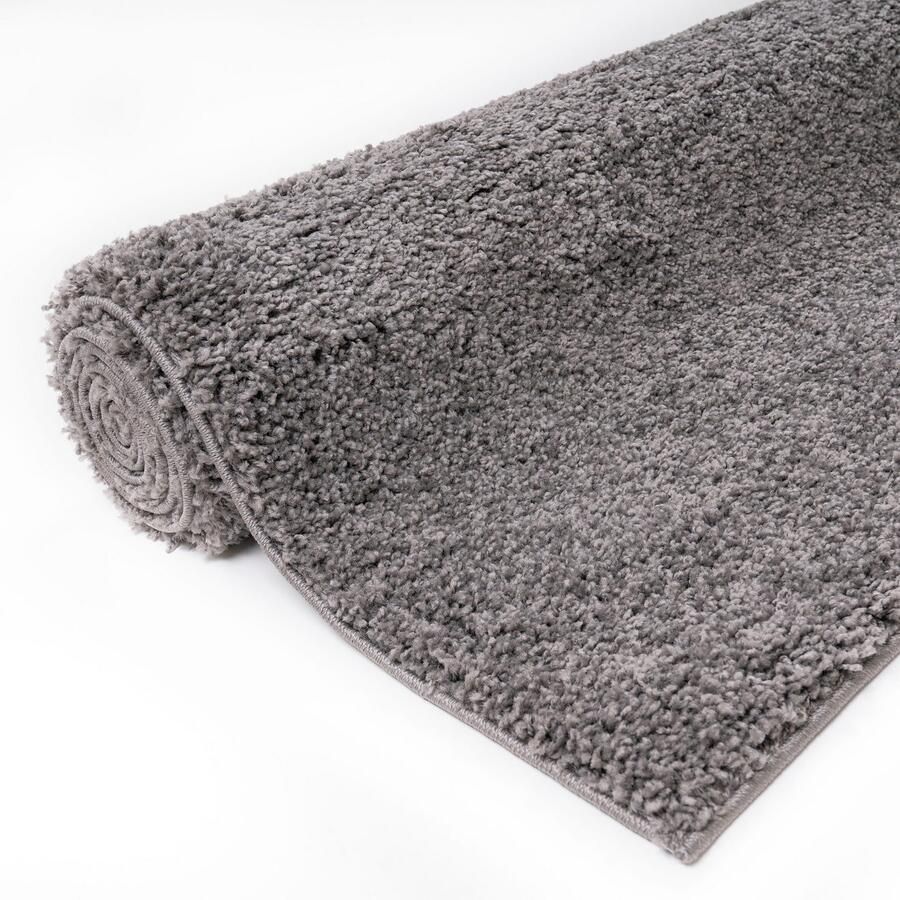 My home Loper Shaggy 30 Tapijtloper brug unikleuren bijzonder zacht en behaaglijk