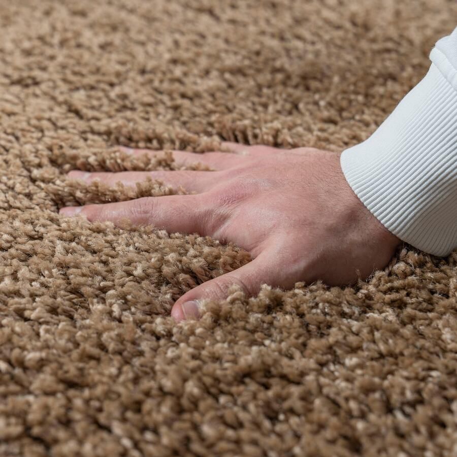 My home Loper Shaggy 30 Tapijtloper brug unikleuren bijzonder zacht en behaaglijk