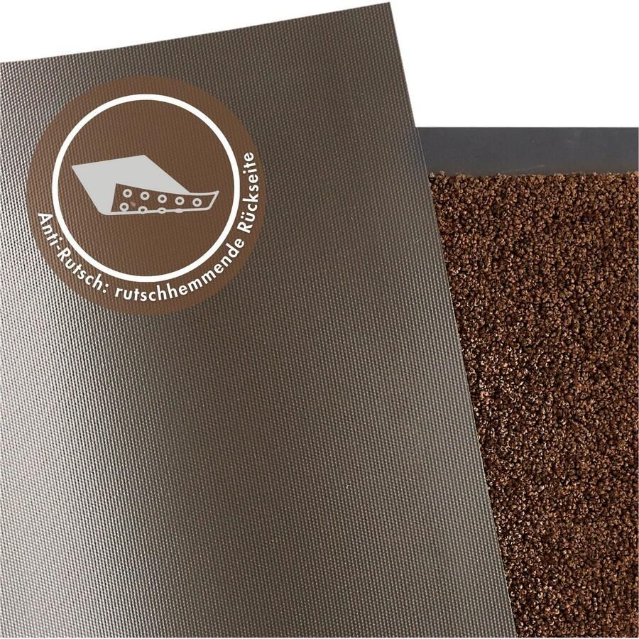 My home Mat Emil Made in Netherlands Vuilvangmat uni kleuren antislip wasbaar (handwas)