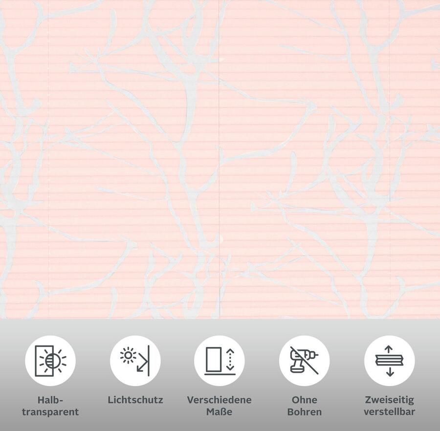 My home Plissé ANNA Takkenmotief bestseller met ruim 500 4 5-sterren-beoordelingen klemsteun (1 stuk)