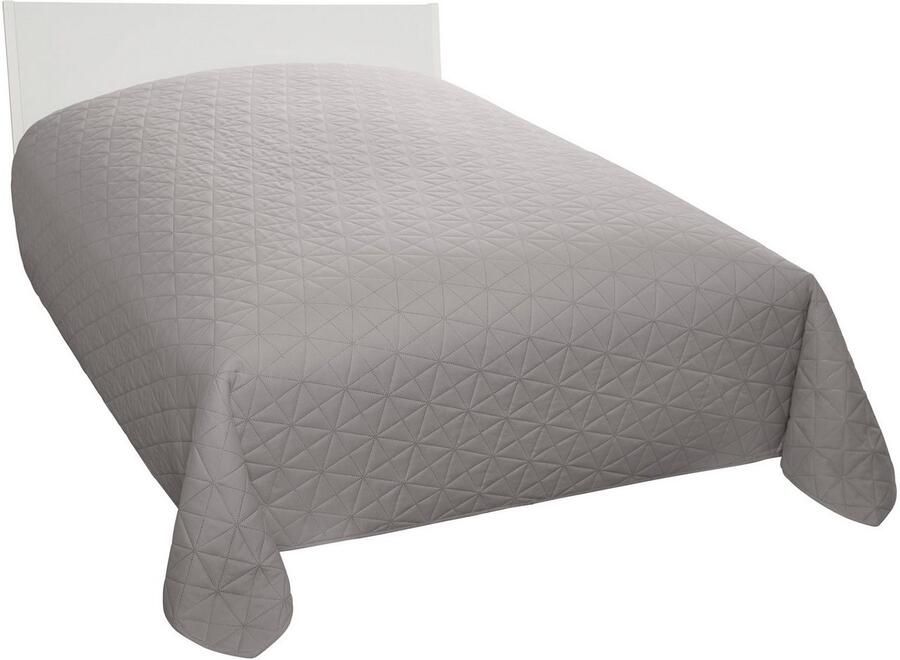 My home Sprei Tesso effen met grafisch patroon