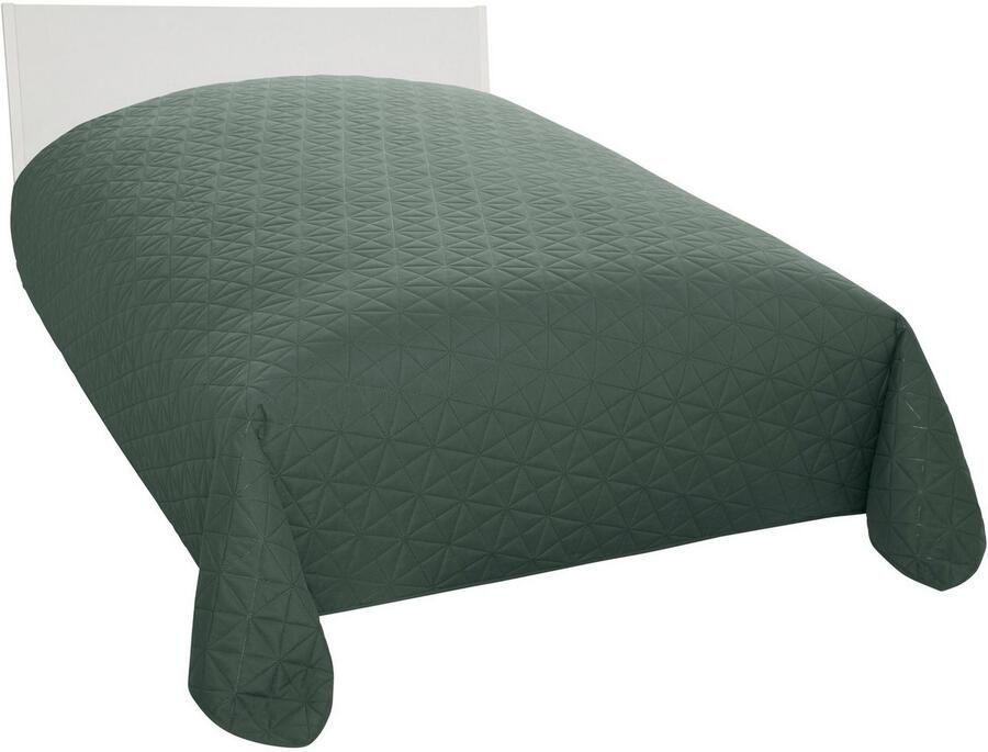 My home Sprei Tesso effen met grafisch patroon