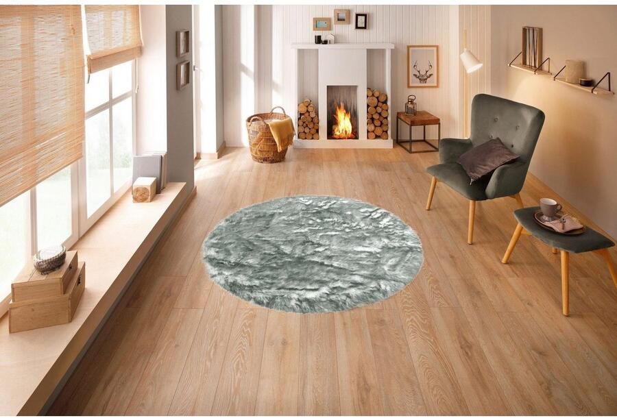 My home Vachtvloerkleed Sammo Imitatiebont felle kleuren bijzonder zacht heerlijk zacht vloerkleed