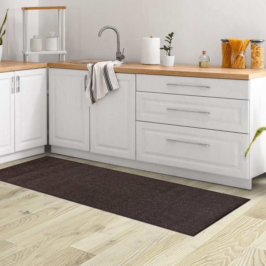 My home Vloerkleed Anna ook als loper verkrijgbaar Geschikt voor binnen en buiten sisal-look weerbestendig & uv-bestendig