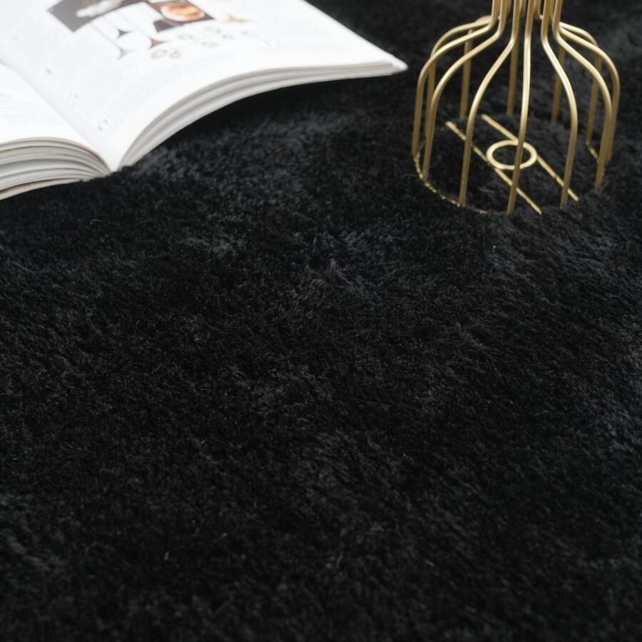 My home Vloerkleed Cali Bean bijzondere vorm effen zacht wasbaar woonkamer slaapkamer