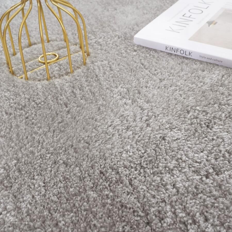 My home Vloerkleed Cali Bean bijzondere vorm effen zacht wasbaar woonkamer slaapkamer