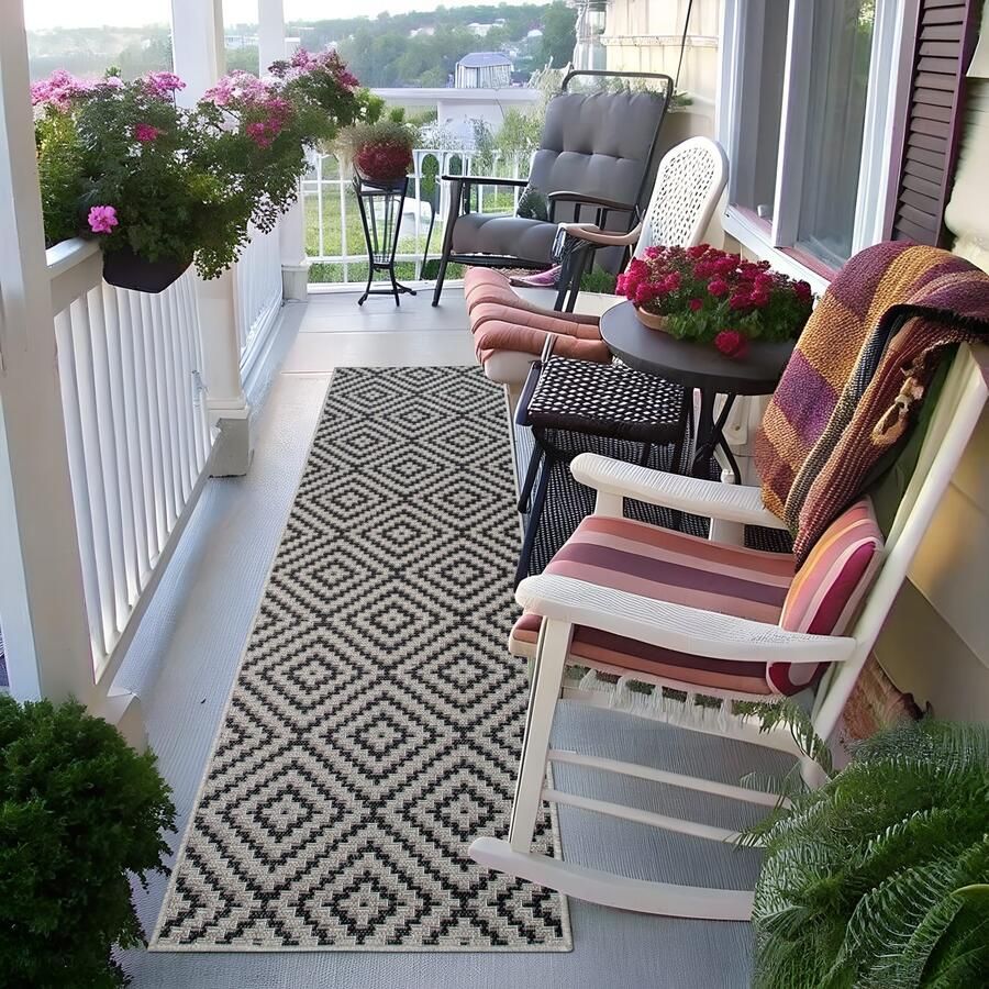 My home Vloerkleed Cordoba is ook als loper verkrijgbaar Geschikt voor binnen en buiten sisal-look weerbestendig & uv-bestendig boho