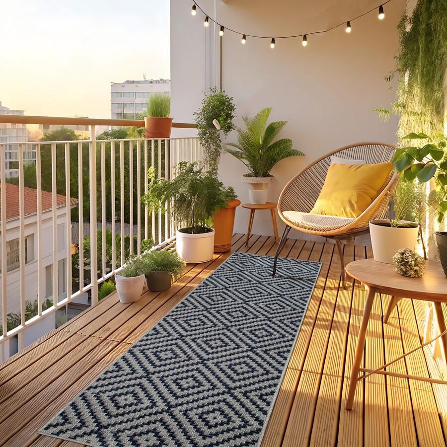 My home Vloerkleed Cordoba is ook als loper verkrijgbaar Geschikt voor binnen en buiten sisal-look weerbestendig & uv-bestendig boho