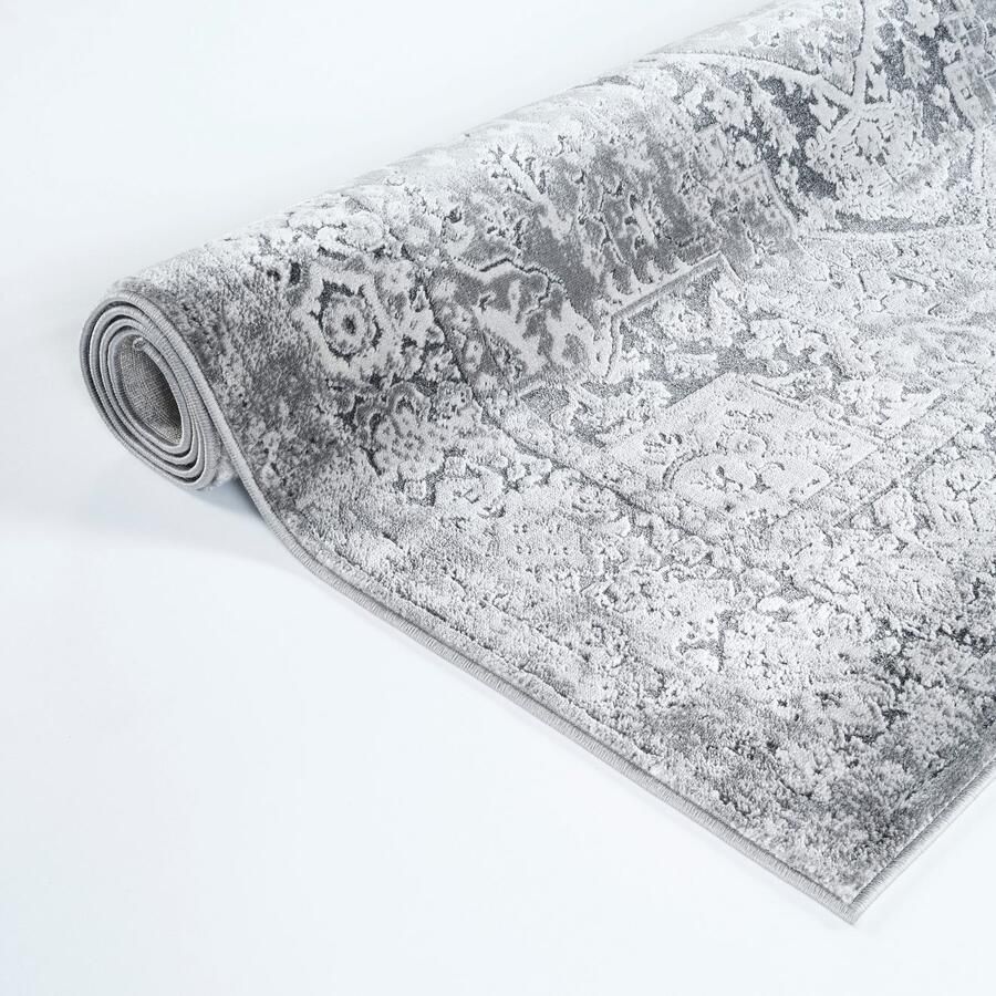 My home Vloerkleed Kylan discrete glans krimp-garen-effect in vintage-look dichte kwaliteit