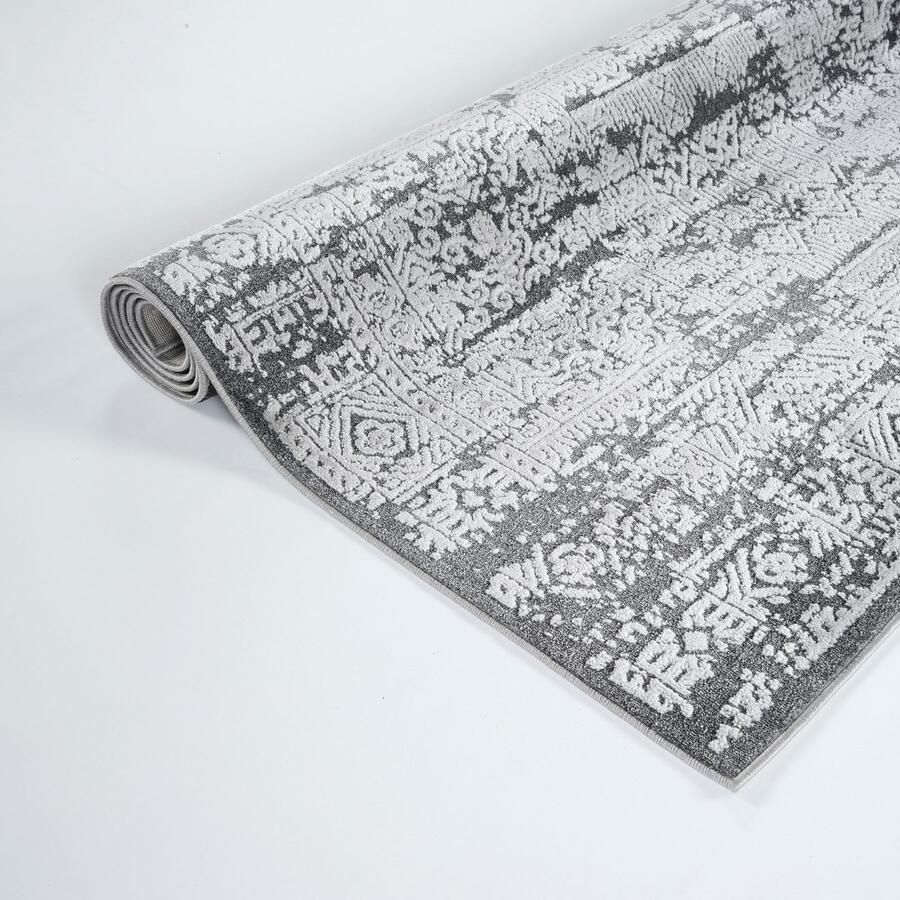 My home Vloerkleed SELIN discrete glans krimp-garen-effect in vintage-look dichte kwaliteit