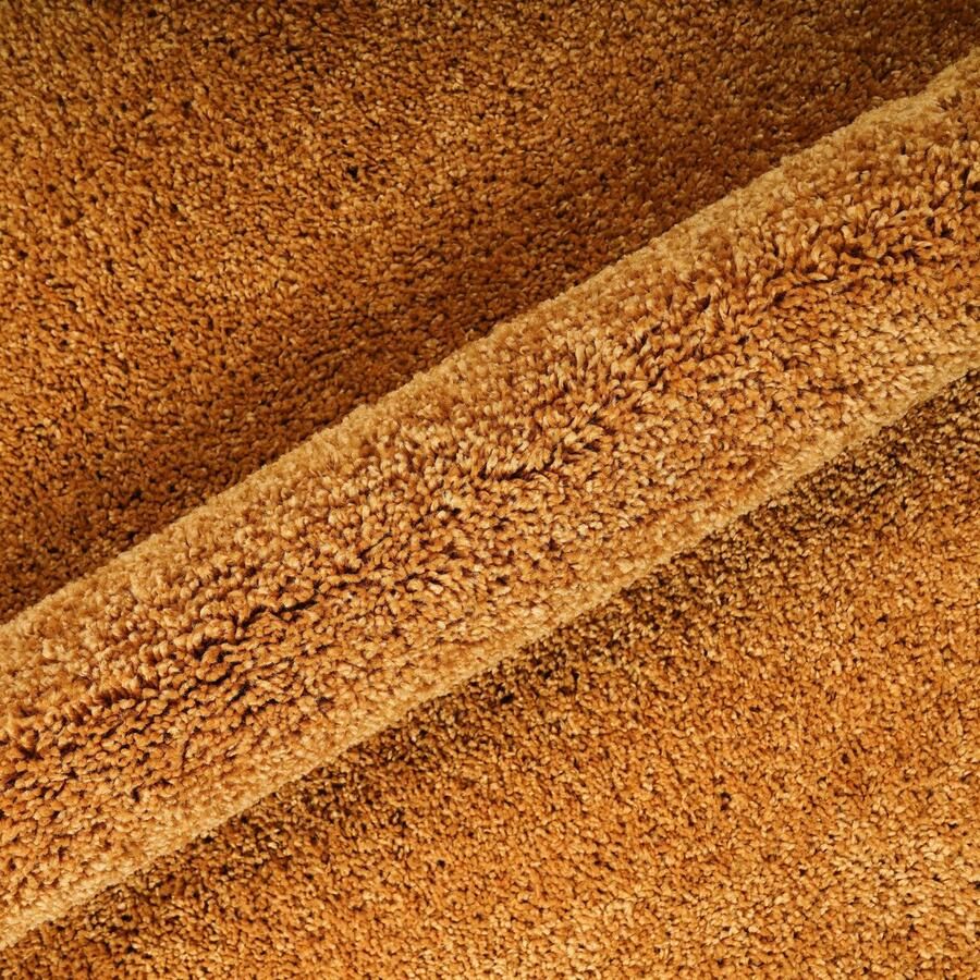 My home Vloerkleed Viva vloerkleed rond Unikleuren uni bijzonder zacht en behaaglijk