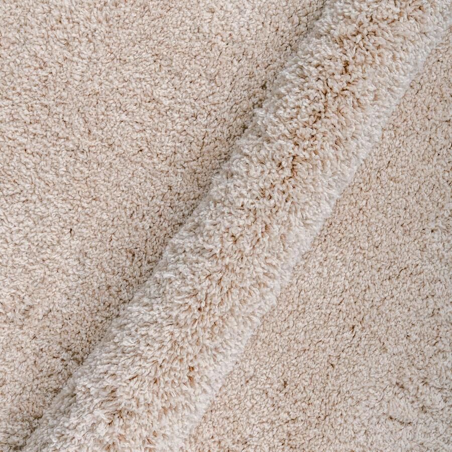 My home Vloerkleed Viva vloerkleed rond Unikleuren uni bijzonder zacht en behaaglijk