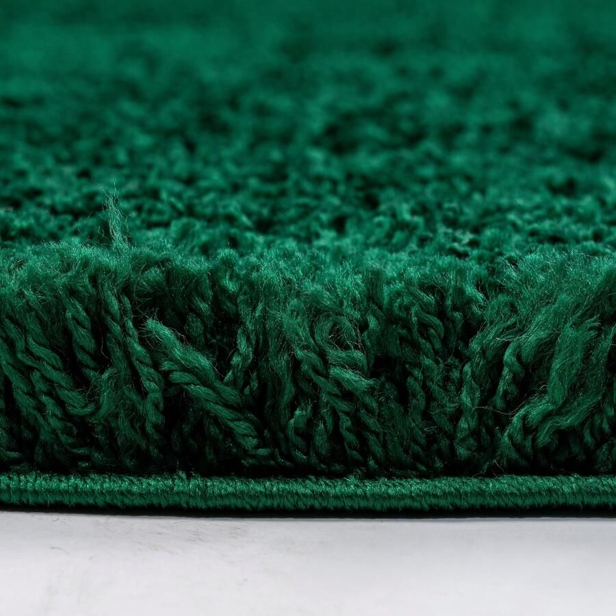 My home Vloerkleed Viva vloerkleed rond Unikleuren uni bijzonder zacht en behaaglijk