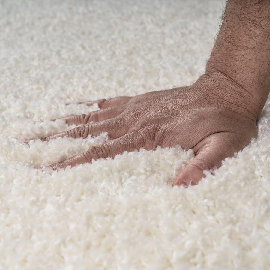 My home Vloerkleed Viva vloerkleed rond Unikleuren uni bijzonder zacht en behaaglijk