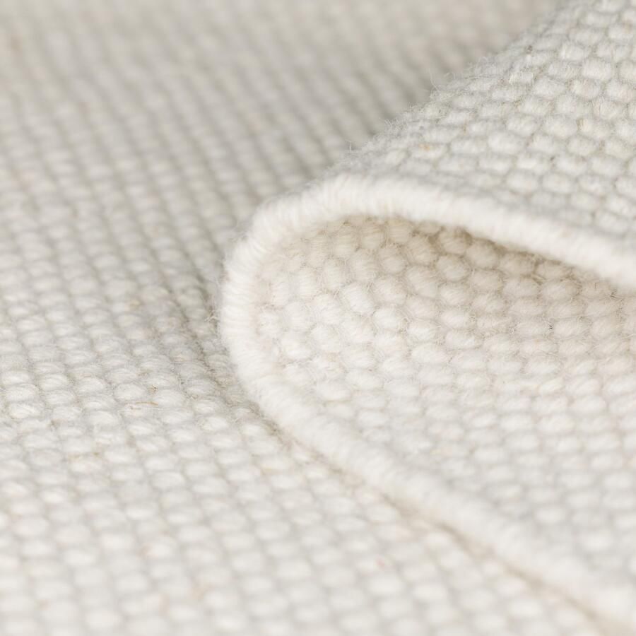 OTTO Wollen kleed Wolldroom puur Omkeerbaar tapijt handgeweven uni-kleuren 100% wol woonkamer