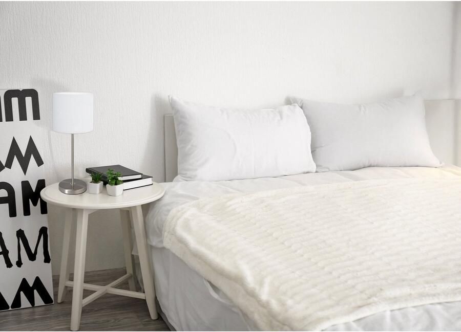 Näve Tafellamp New York Tafellamp excl. 1x E27 max. 40W schaal wit frame chroom (1 stuk)